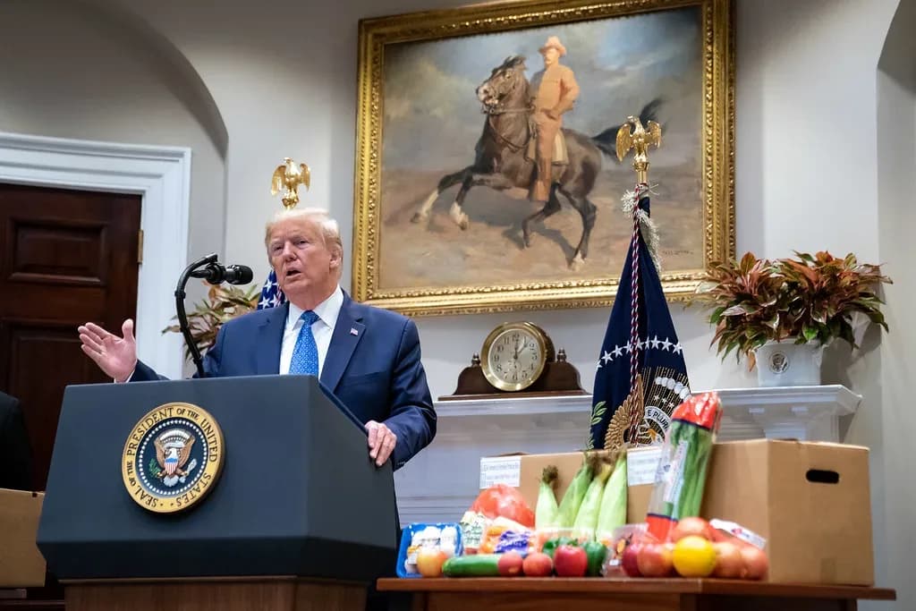 supply chain - President Trump Delivers Remarks on Supporting Our Nation’s Farmers, Ranchers, and the Food Supply Chain