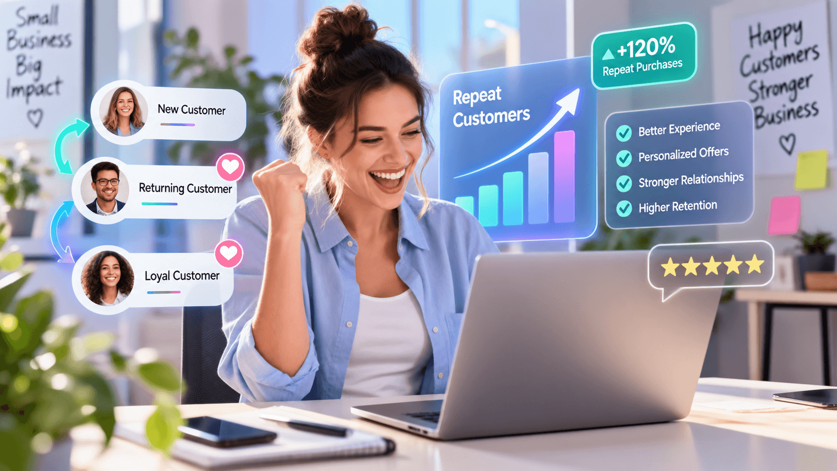 How to Increase Repeat Customers for a Small Business by Fixing 7 Things First