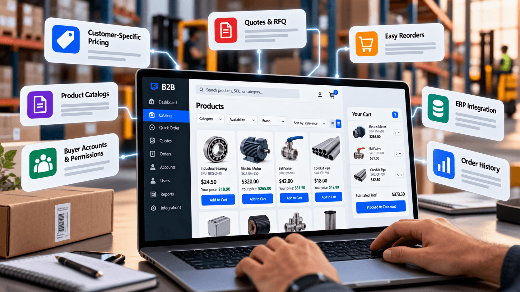 Best B2B Ecommerce Software for Distributors in 2026 – Pricing, ERP Integration, Reorders, and Buyer Accounts Compared