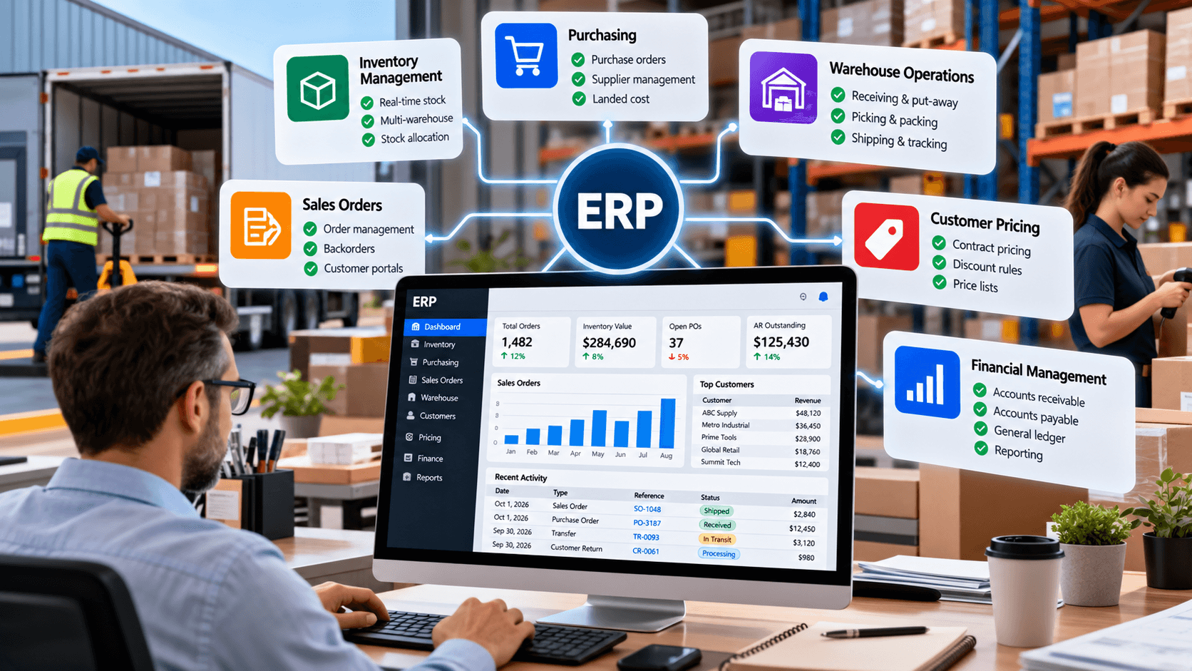 Best ERP for Distributors in 2026 – Inventory, Orders, Pricing, and Finance Compared