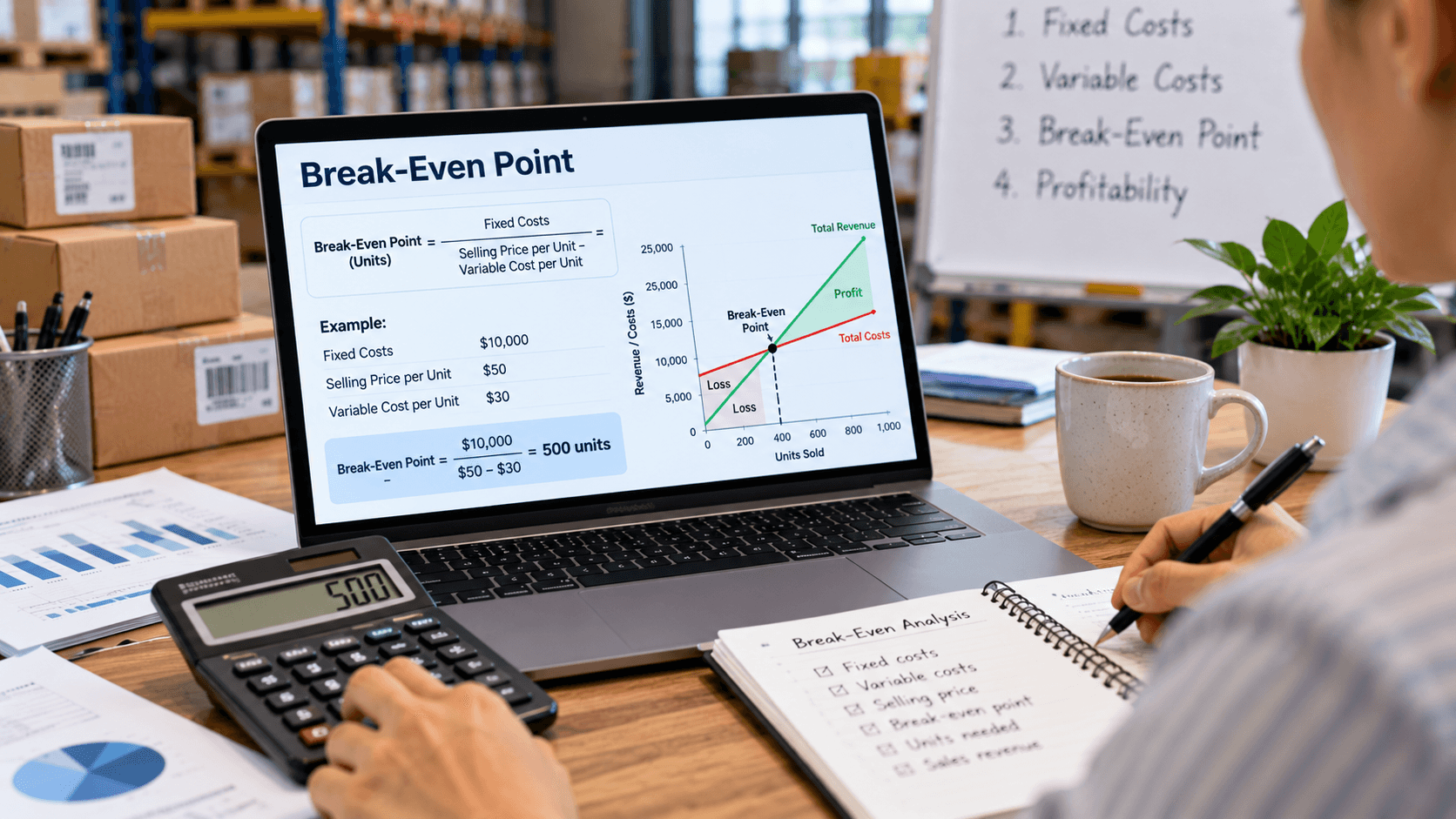 Break-Even Point Formula: How Much Must Your Business Sell?