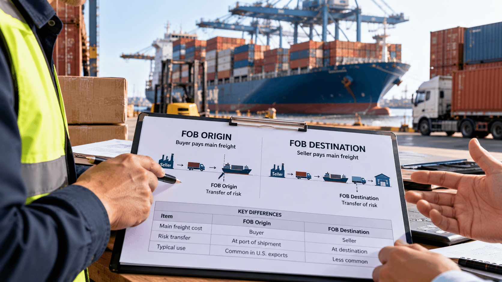FOB Meaning in Shipping: FOB Origin vs. Destination Explained