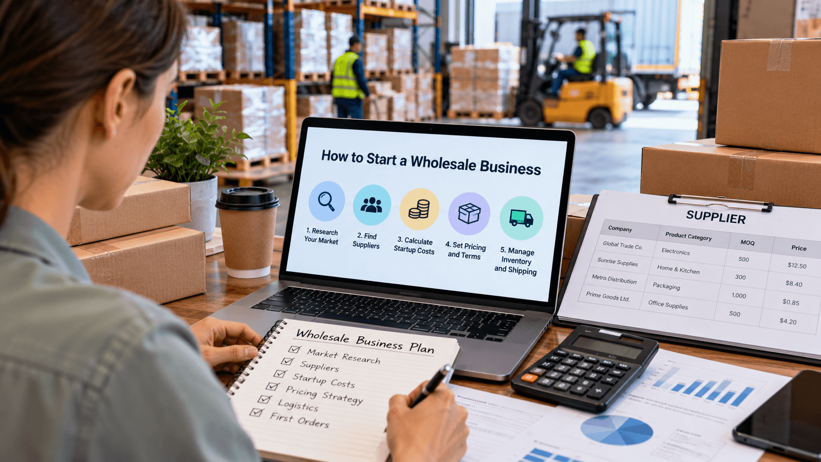 How to Start a Wholesale Business: Costs, Suppliers, and First Steps