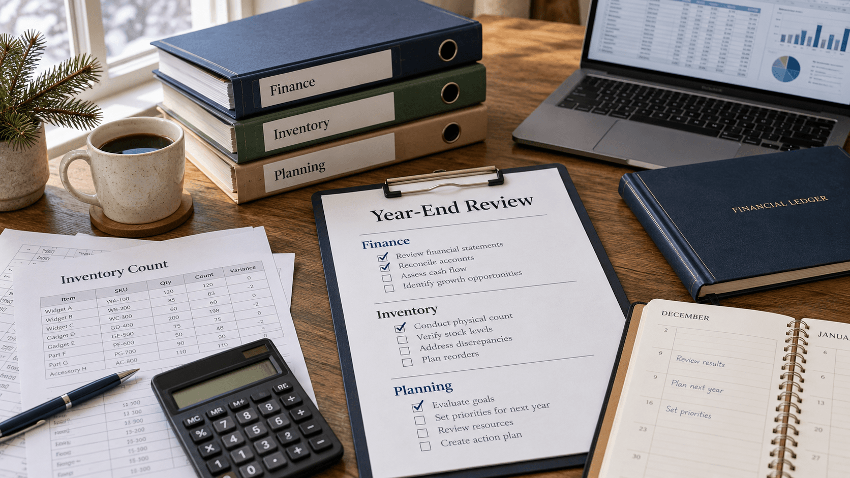 Year-End Business Checklist: Finance, Inventory & Planning